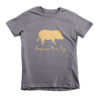 Gold Pig Short sleeve kids t-shirt - Image 5