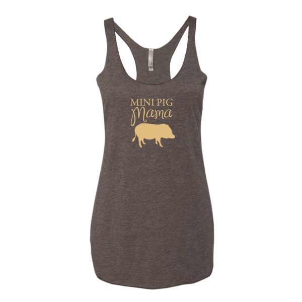 Mini Pig Mama Women’s tank top | American Mini Pig Online Store
