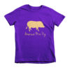 Gold Pig Short sleeve kids t-shirt - Image 6