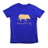 Gold Pig Short sleeve kids t-shirt - Image 8