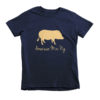 Gold Pig Short sleeve kids t-shirt - Image 4