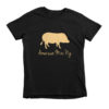 Gold Pig Short sleeve kids t-shirt - Image 2