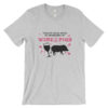 Wine and Pigs Unisex short sleeve t-shirt - Image 2