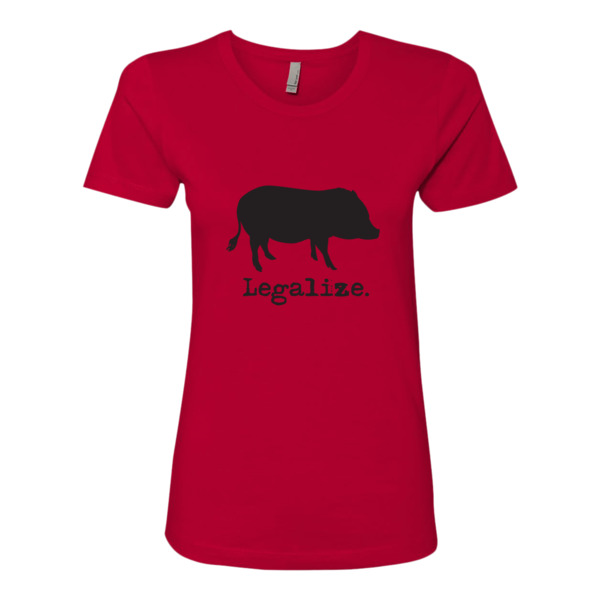 Legalize Mini Pig Women’s t-shirt