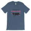 Wine and Pigs Unisex short sleeve t-shirt