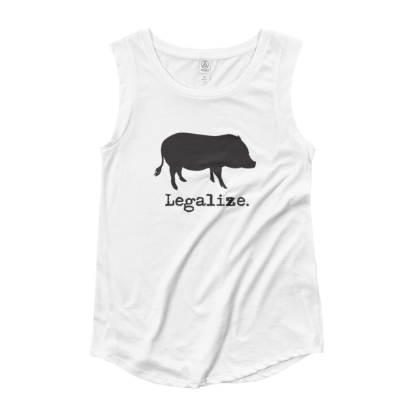 Legalize Ladies’ Cap Sleeve T-Shirt