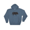Black AMPA Pig Hooded Sweatshirt - Image 3