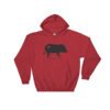 Black AMPA Pig Hooded Sweatshirt - Image 5