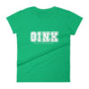 Oink Varsity Women's fitted short sleeve t-shirt - Image 8
