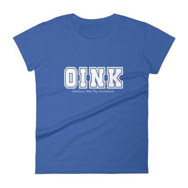 Oink Varsity Women's fitted short sleeve t-shirt - Image 7