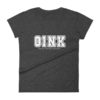 Oink Varsity Women's fitted short sleeve t-shirt - Image 2