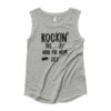 Rockin the Mini Pig Mom Life Ladies’ Cap Sleeve T-Shirt