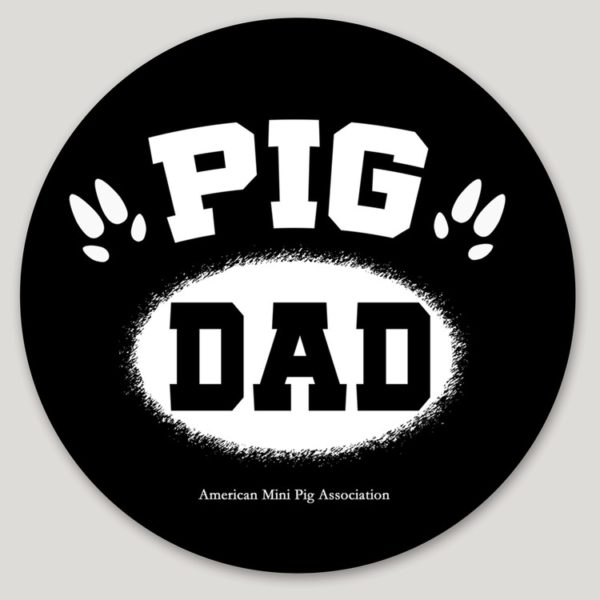 pig dad decal sticker