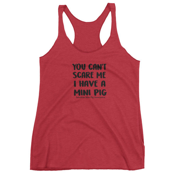 You Cant Scare Me Women's Racerback Tank - Image 5