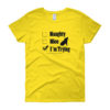 Naught or Nice Women's short sleeve t-shirt - Image 10