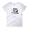 Naught or Nice Women's short sleeve t-shirt - Image 2