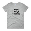 Naught or Nice Women's short sleeve t-shirt - Image 4