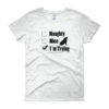 Naught or Nice Women's short sleeve t-shirt - Image 9