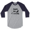 Naughty or Nice 3/4 sleeve raglan shirt - Image 10