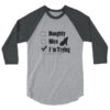 Naughty or Nice 3/4 sleeve raglan shirt - Image 8