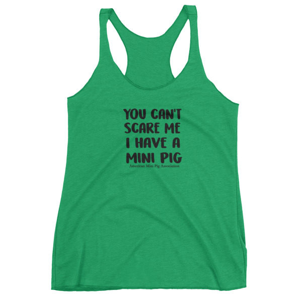 You Cant Scare Me Women's Racerback Tank - Image 4