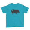 Black AMPA Pig Youth Short Sleeve T-Shirt - Image 8