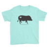 Black AMPA Pig Youth Short Sleeve T-Shirt - Image 7