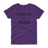 Mini Pig Obsessed Women's short sleeve t-shirt - Image 3