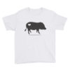 Black AMPA Pig Youth Short Sleeve T-Shirt - Image 2