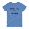 Mini Pig Obsessed Women's short sleeve t-shirt