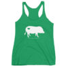 Women's AMPA Pig with Heart Racerback Tank - Image 6