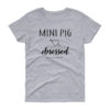 Mini Pig Obsessed Women's short sleeve t-shirt - Image 4