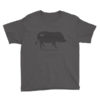 Black AMPA Pig Youth Short Sleeve T-Shirt - Image 3
