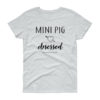 Mini Pig Obsessed Women's short sleeve t-shirt - Image 9