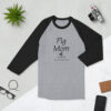Pig Mom af 3/4 sleeve raglan shirt