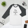 Pig Mom af 3/4 sleeve raglan shirt - Image 6