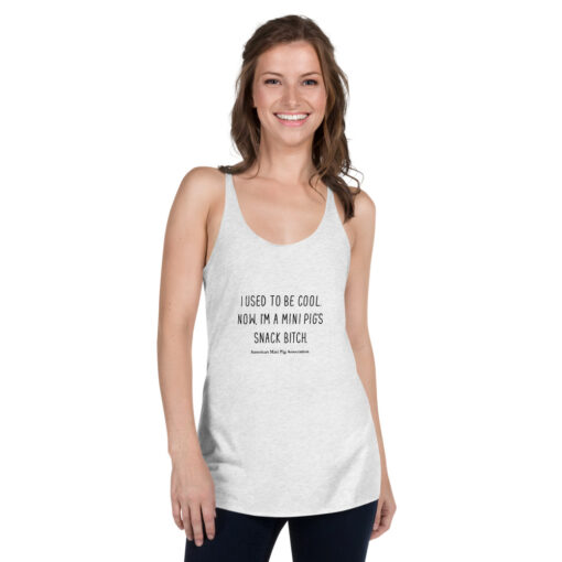 I used to be cool Women's Racerback Tank - Image 8