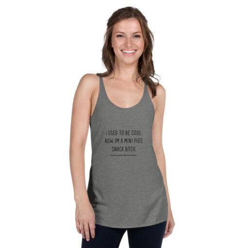 I used to be cool Women's Racerback Tank - Image 4