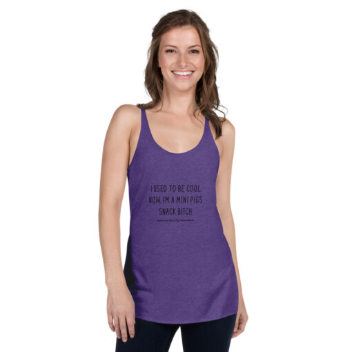 I used to be cool Women's Racerback Tank - Image 2