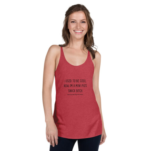 I used to be cool Women's Racerback Tank - Image 3