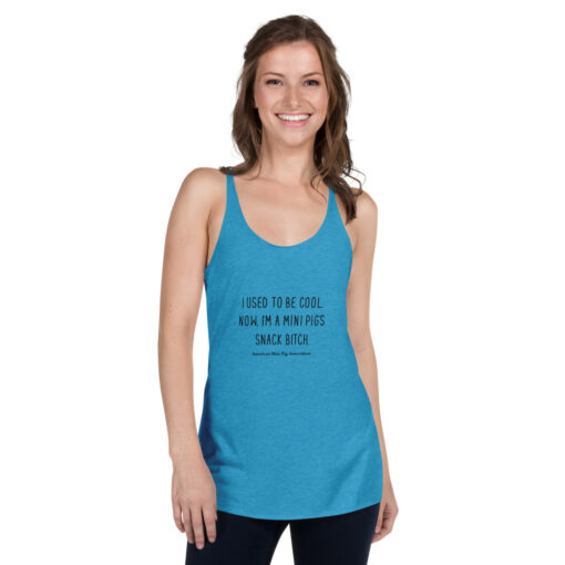 I used to be cool Women's Racerback Tank - Image 7