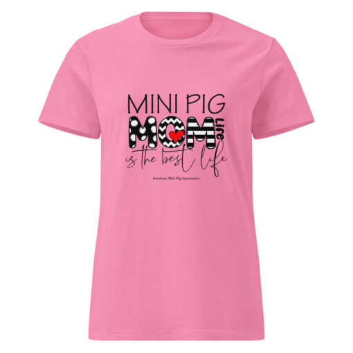 Mini Pig Mom Life Women’s basic softstyle t-shirt - Image 6
