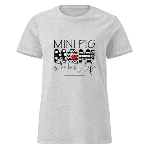 Mini Pig Mom Life Women’s basic softstyle t-shirt