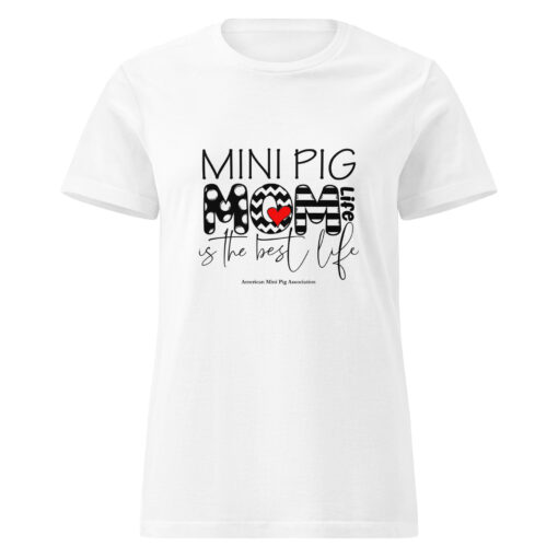 Mini Pig Mom Life Women’s basic softstyle t-shirt - Image 7
